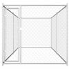 vidaXL Chenil d'extérieur pour chiens 382x192x185 cm