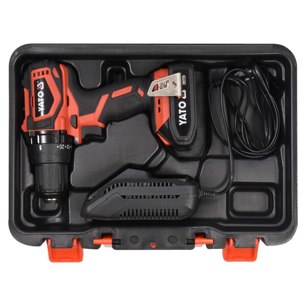 YATO Perceuse &agrave; percussion sans balais avec batterie 2,0Ah 18V 42Nm