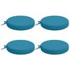 vidaXL Coussins de si&egrave;ge 4 pi&egrave;ces SOEST 4 pc 100 % polyester