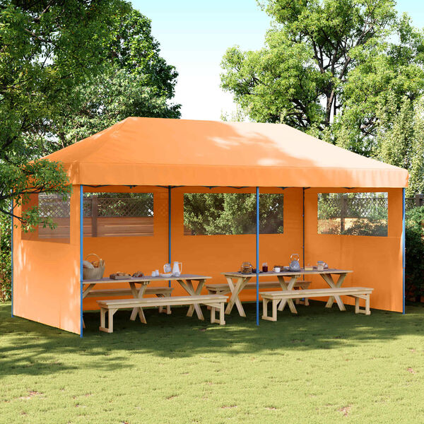 vidaXL Tente de f&ecirc;te Orange 292 x 580 x 315 cm Tissu Oxford