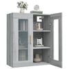 vidaXL Armoire murale suspendue Sonoma gris 69,5x34x90 cm
