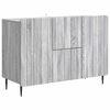 vidaXL Buffet Sonoma gris 89 x 34,5 x 62 cm Bois d'ing&eacute;nierie