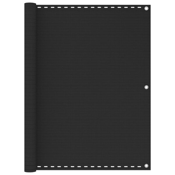 vidaXL Écran de balcon PEHD 120x500 cm Anthracite