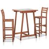vidaXL Ensemble de bar d'ext&eacute;rieur 3 pcs Carreau mosa&iuml;que et acacia