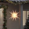 vidaXL Lumi&egrave;res de No&euml;l avec LED 3 pcs pliable blanc 100 cm