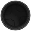 vidaXL Pot &agrave; fleurs rond 24 pcs Noir &Oslash; 12,5 x 10 cm Plastique