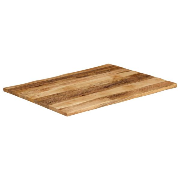 vidaXL Dessus de table bord vivant 90x80x3,8 cm bois de manguier brut