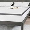 vidaXL Matelas 2 pcs Blanc et Gris 70 x 200 cm Printemps Bonell