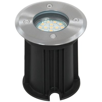 Smartwares Projecteur LED intégré au sol 3 W Noir 5000.461