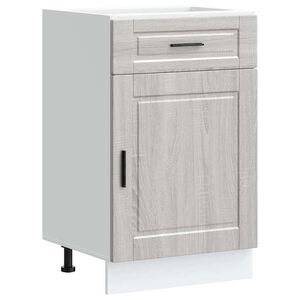 vidaXL Armoire de cuisine Porto sonoma gris bois d'ing&eacute;nierie
