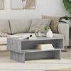 vidaXL Table basse Gris Sonoma 80 x 46 x 35 cm Bois d'ing&eacute;nierie