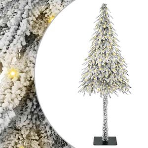 vidaXL Sapin de No&euml;l avec 300 LED Blanc 210 cm PE et Acier