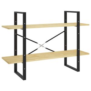 vidaXL Biblioth&egrave;que &agrave; 2 niveaux 100x30x70 cm Bois de pin massif