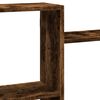 vidaXL &Eacute;tag&egrave;re murale ch&ecirc;ne fum&eacute; 159x18x65 cm bois d'ing&eacute;nierie