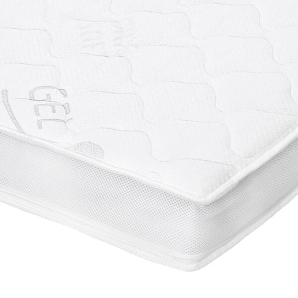 vidaXL Sur-matelas 100 x 200 cm Mousse de gel 7 cm