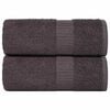 vidaXL Gants de toilette FROGN 2 pcs anthracite 15x21 cm 360 g/m&sup2;