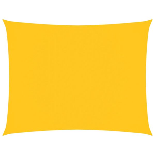 vidaXL Voile de parasol tissu oxford rectangulaire 2x3,5 m jaune