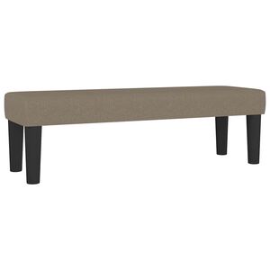 vidaXL banc Taupe 100 x 30 x 30 cm tissu