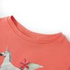 T-shirt enfants &agrave; manches courtes corail 116