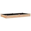 vidaXL Lit sur&eacute;lev&eacute; de jardin doublure 240x120x25 cm bois massif sapin