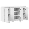 vidaXL Buffet Blanc 120 x 41 x 75 cm Bois d'ing&eacute;nierie