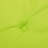 vidaXL Coussin de chaise de terrasse vert vif (75+105)x50x4 cm