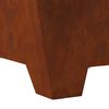 vidaXL Braise Marron 60 x 60 x 30 cm Acier Corten