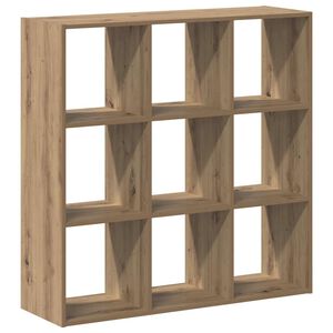 vidaXL Biblioth&egrave;que ch&ecirc;ne artisanal 102x32x102 cm bois d'ing&eacute;nierie