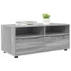 vidaXL Meuble TV Gris Sonoma 100 x 48 x 43 cm Bois d'ing&eacute;nierie