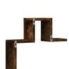 vidaXL Étagère murale chêne fumé 104,5x10x43 cm bois d'ingénierie