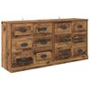 vidaXL Buffets 2 pcs Bois Ancien 70 x 35,5 x 67,5 cm Bois d'ing&eacute;nierie