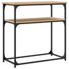 vidaXL Table console ch&ecirc;ne sonoma 75x35,5x75 cm bois d'ing&eacute;nierie