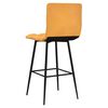 vidaXL Tabouret de bar Marron Velours