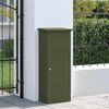 vidaXL Bo&icirc;te de d&eacute;p&ocirc;t de colis Vert olive 44,5 x 29 x 110,5 cm Acier
