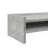 vidaXL Support de moniteur gris b&eacute;ton 42x24x16 cm bois d'ing&eacute;nierie
