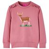 Sweatshirt pour enfants framboise 116