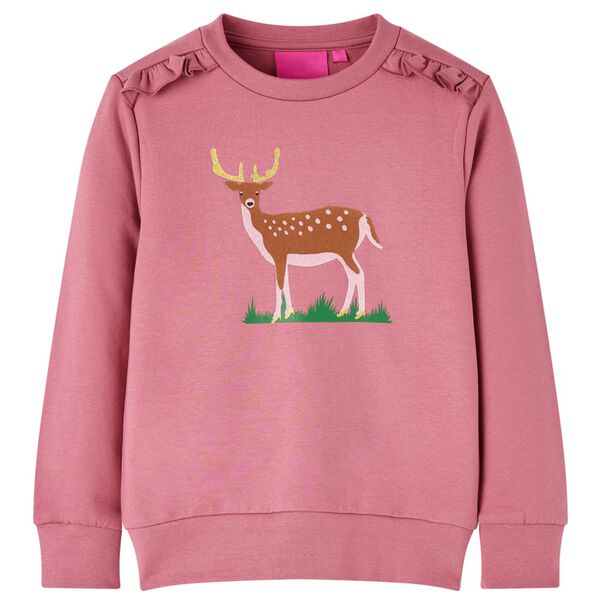 Sweatshirt pour enfants framboise 116
