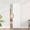 vidaXL Porte coulissante Blanc 61 x 198,5 cm Pin massif