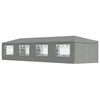 vidaXL Tente de f&ecirc;te 1200 x 300 x 255 cm Gris clair PE et acier
