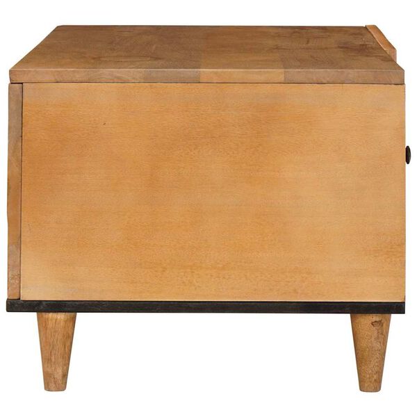 vidaXL Table basse Marron Clair 80 x 50 x 40 cm Bois d'acacia massif
