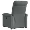 vidaXL Fauteuil de massage inclinable Gris fonc&eacute; Tissu