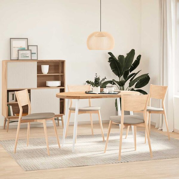 vidaXL Pieds de table console coniques 4 pièces Blanc 72-73 cm Acier