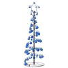 vidaXL Sapin de No&euml;l &agrave; LED avec boules 100 LED blanc chaud 150 cm