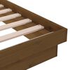 vidaXL Cadre de lit sans matelas marron miel bois massif