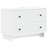 vidaXL Meuble sous Lavabo de Salle de Bain EDE Blanc 82 x 41 x 59 cm