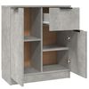 vidaXL Buffet Gris b&eacute;ton 60x30x70 cm Bois d'ing&eacute;nierie