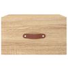 vidaXL Table de chevet murale ch&ecirc;ne sonoma 35x35x20 cm