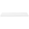 vidaXL &Eacute;tag&egrave;re murale flottante Blanc brillant 80x23,5x3,8 cm MDF