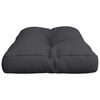 vidaXL Coussin de palette noir 80x40x12 cm tissu