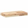 vidaXL &Eacute;tag&egrave;res flottantes 3 pcs 60x20x4 cm acacia massif non trait&eacute;
